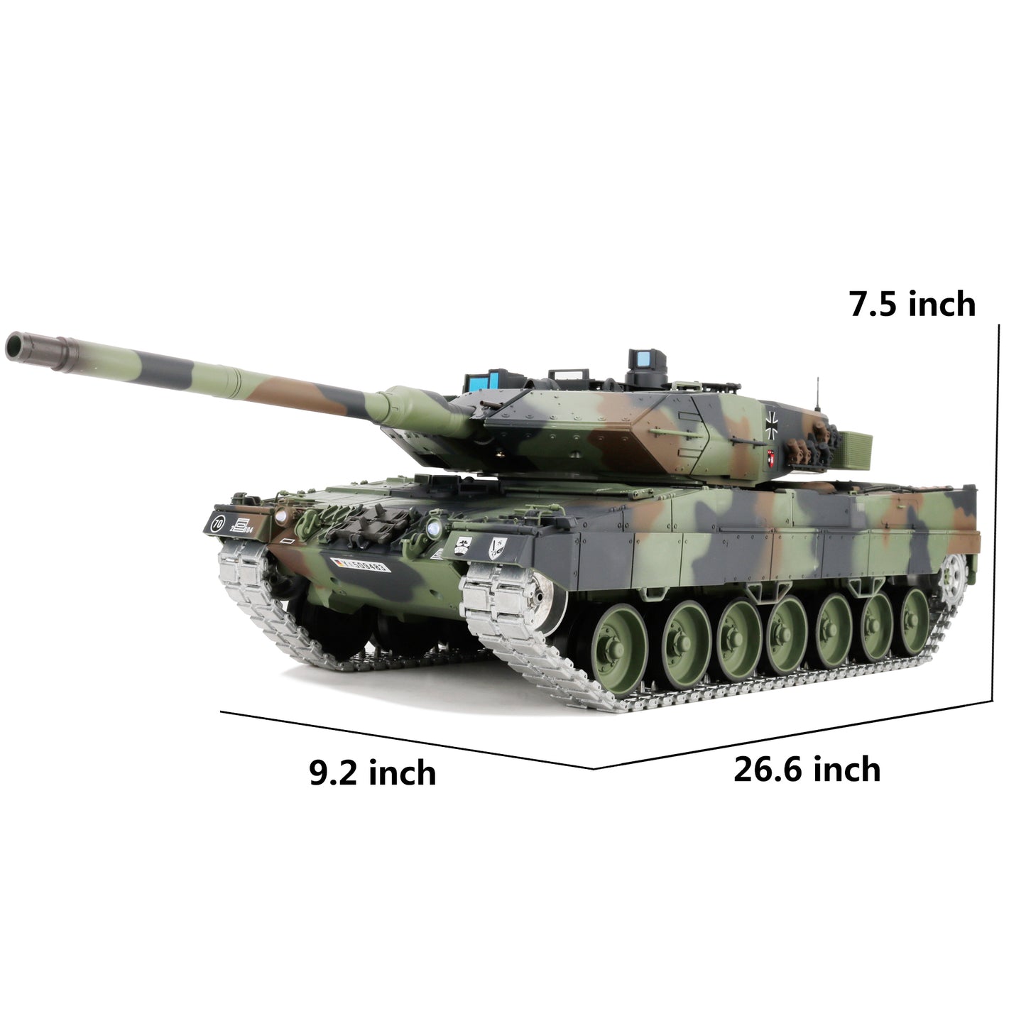 Leopard 2 RC Tank Model 1:16 Upgraded Version