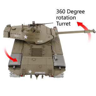 M41 Walker Bulldog 1:16 RC Tank Upgraded Version