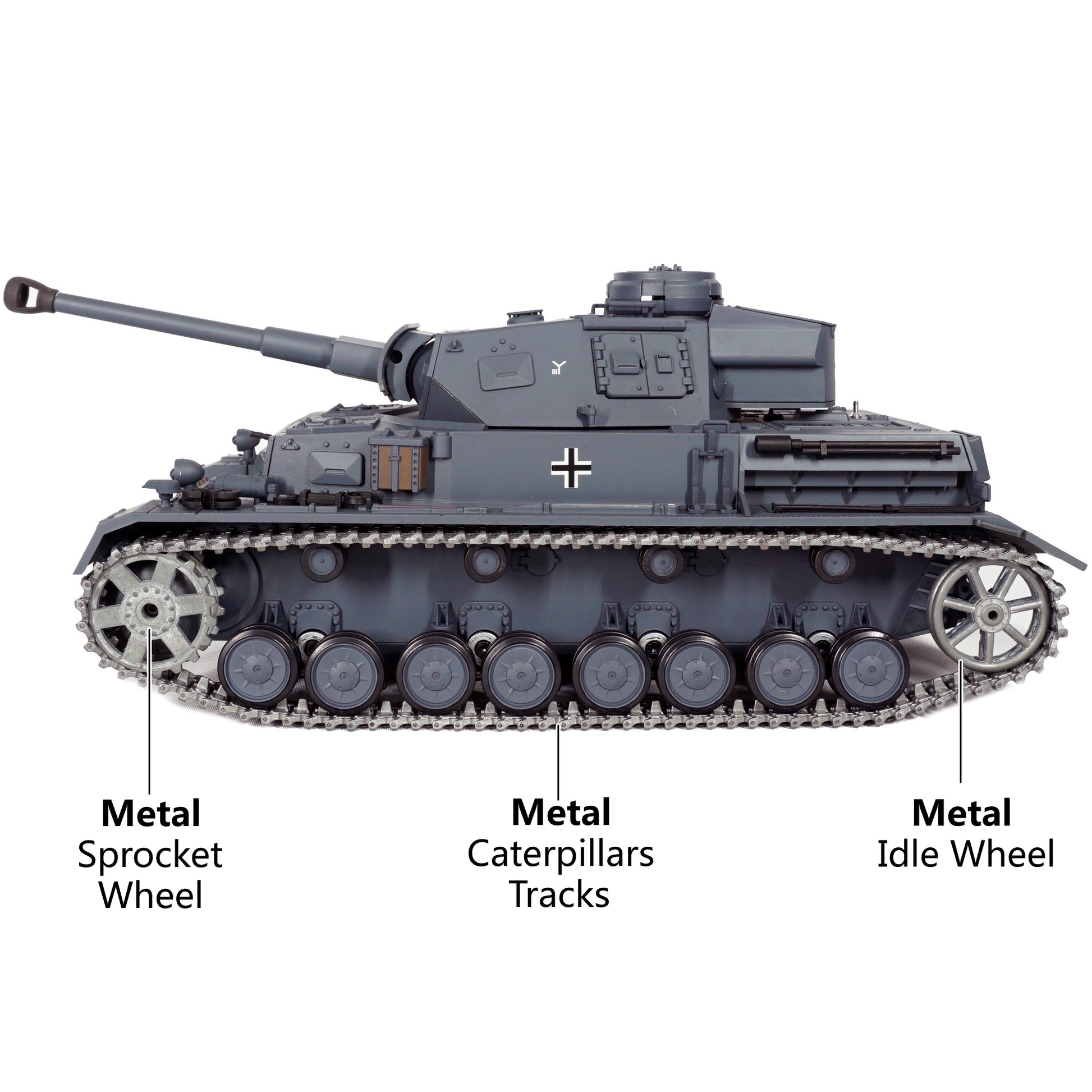 Panzerkampfwagen IV RC Tank 1:16 Upgraded Version