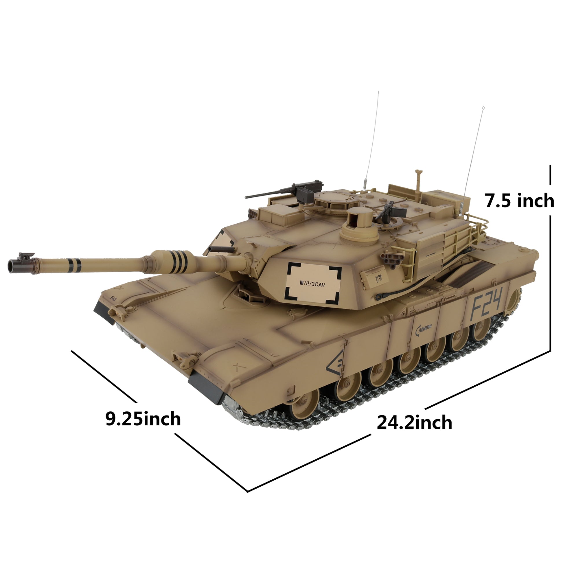 M1 Abrams RC Tank Model 1:16 Upgraded Version