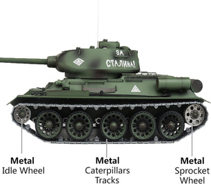 T-34 Средний танк RC Tank Model 1:16 Upgraded Version