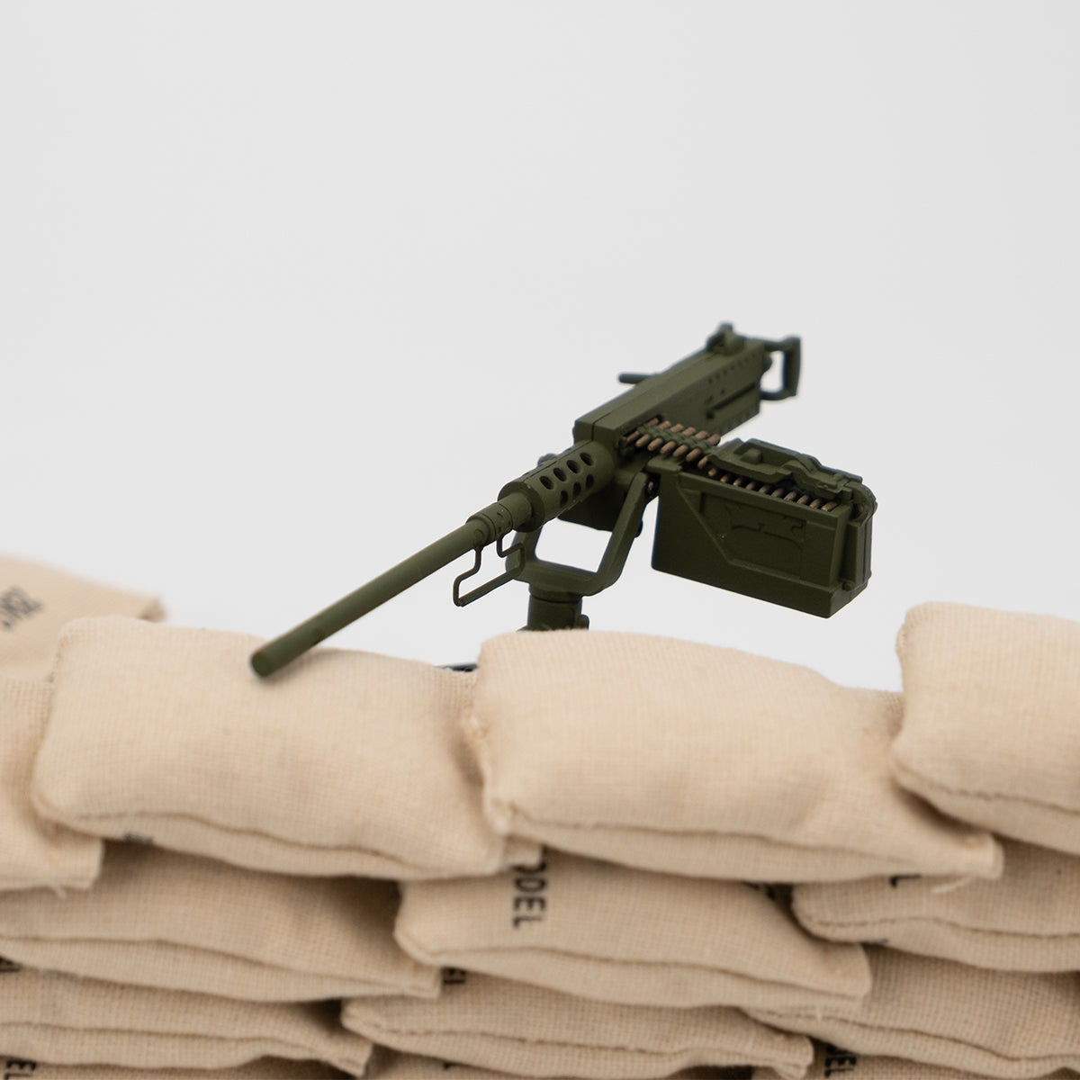 1:16 Browning M2 Machine Gun Army Green – Hand-Painted