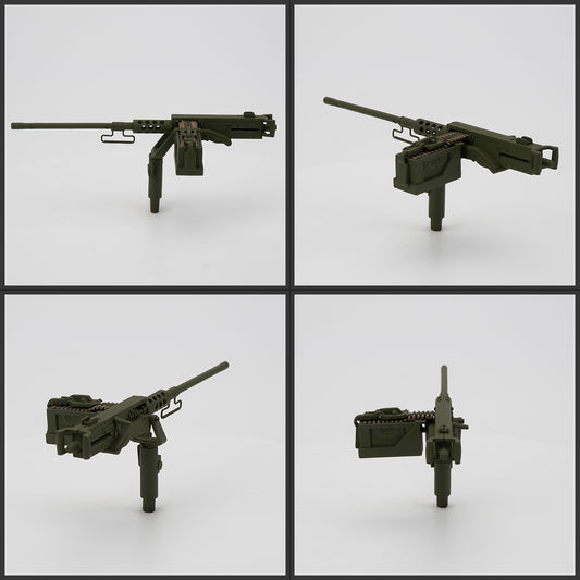 1:16 Browning M2 Machine Gun Army Green – Hand-Painted