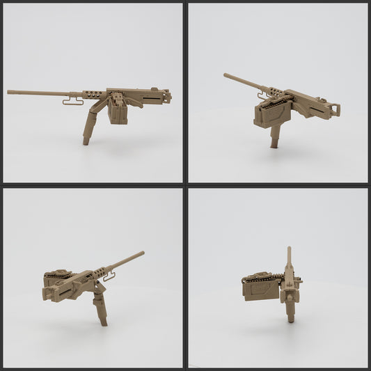 1:16 Browning M2 Machine Gun Desert Yellow – Hand-Painted