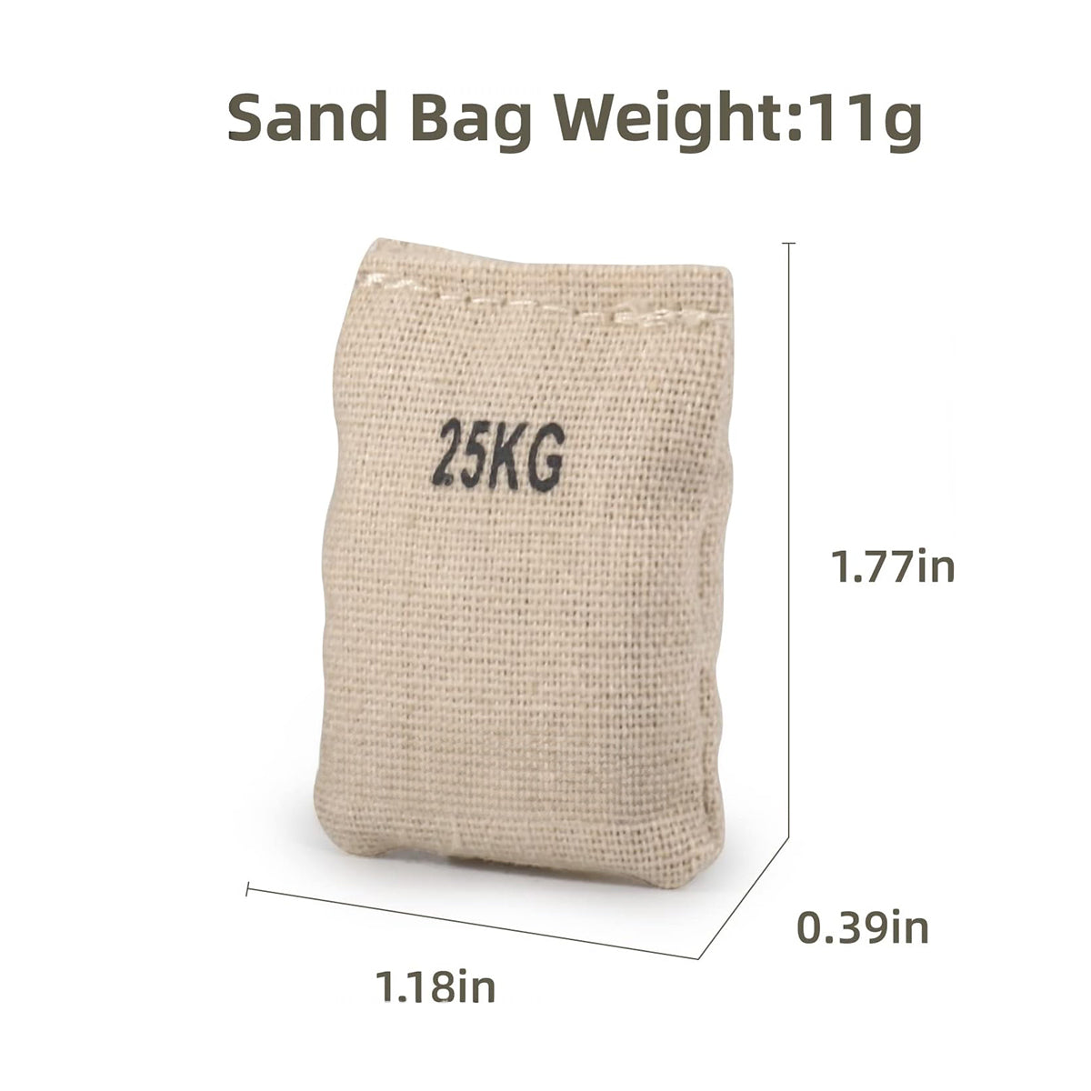 1:16 Sandbag Model 24PCS – Handcrafted