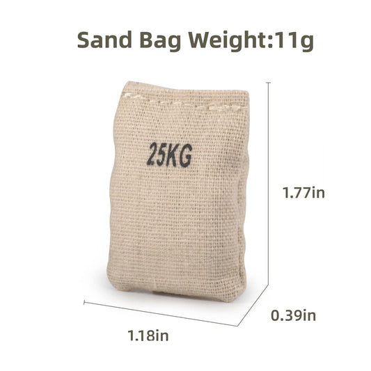 1:16 Sandbag Model 24PCS – Handcrafted